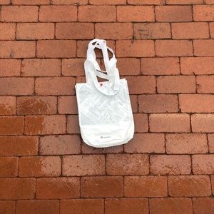 3 brand new white lululemon totes